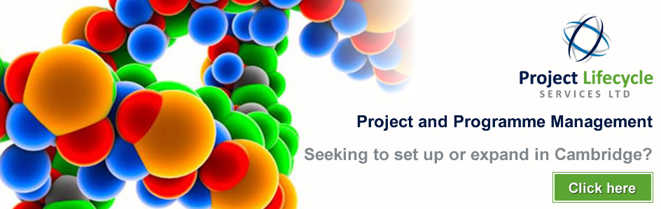 Project Lifecycle Services Ltd - Project and Programme Management - Seeking to set up or expand in Cambridge? Click here.